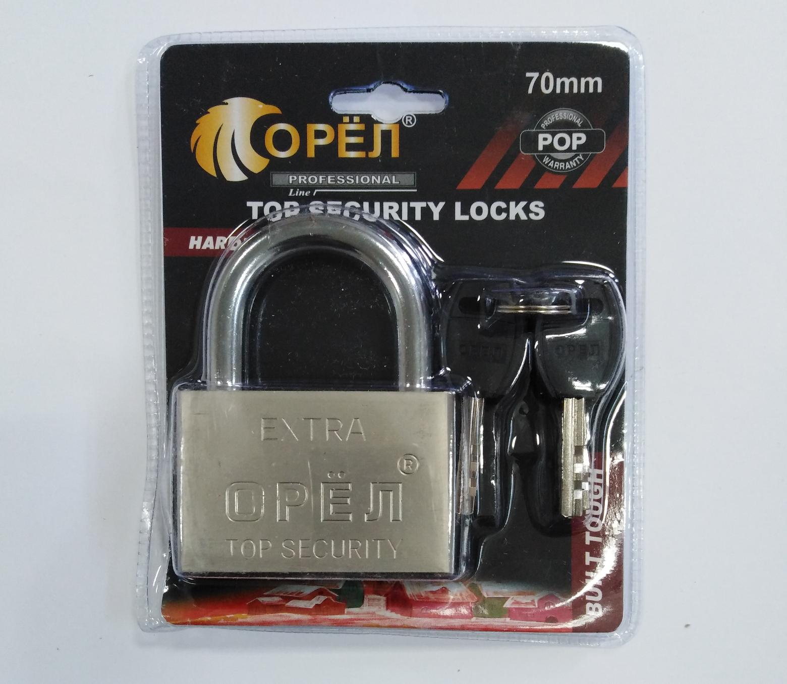 Замок 70мм. EXTRA ОРЕЛ TOP SECURITY