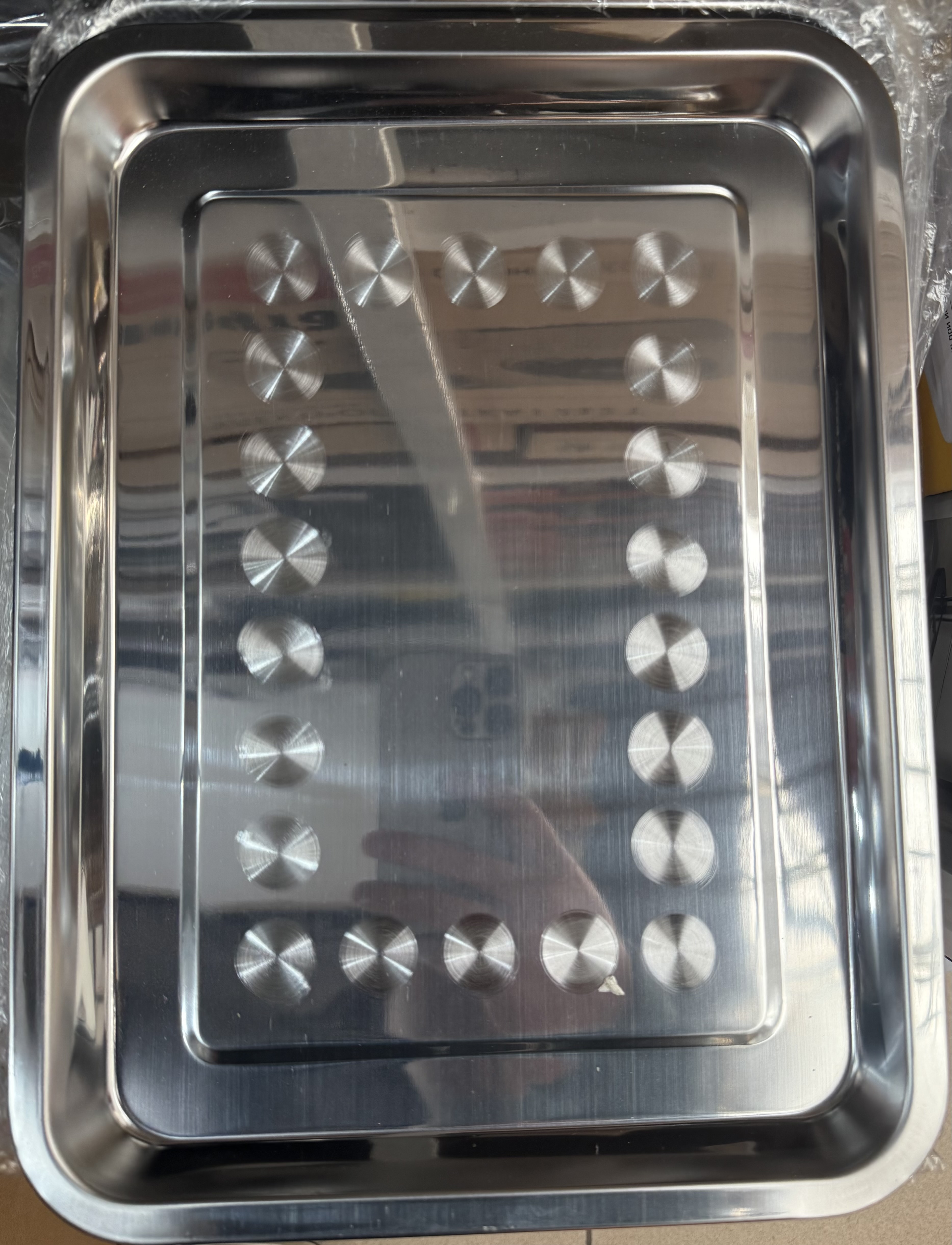 Подносы нержавейка BH-37*27*2
