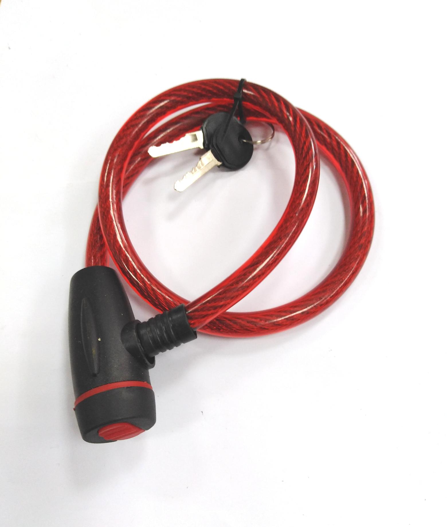Замок для велосипеда с шапкой  большой 12*1200  BH-41208 (100шт)