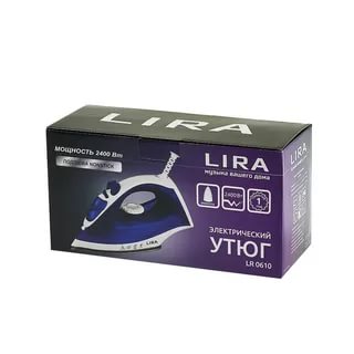 Утюг LIRA LR 0610 электрический, 2400 Вт., LR0610