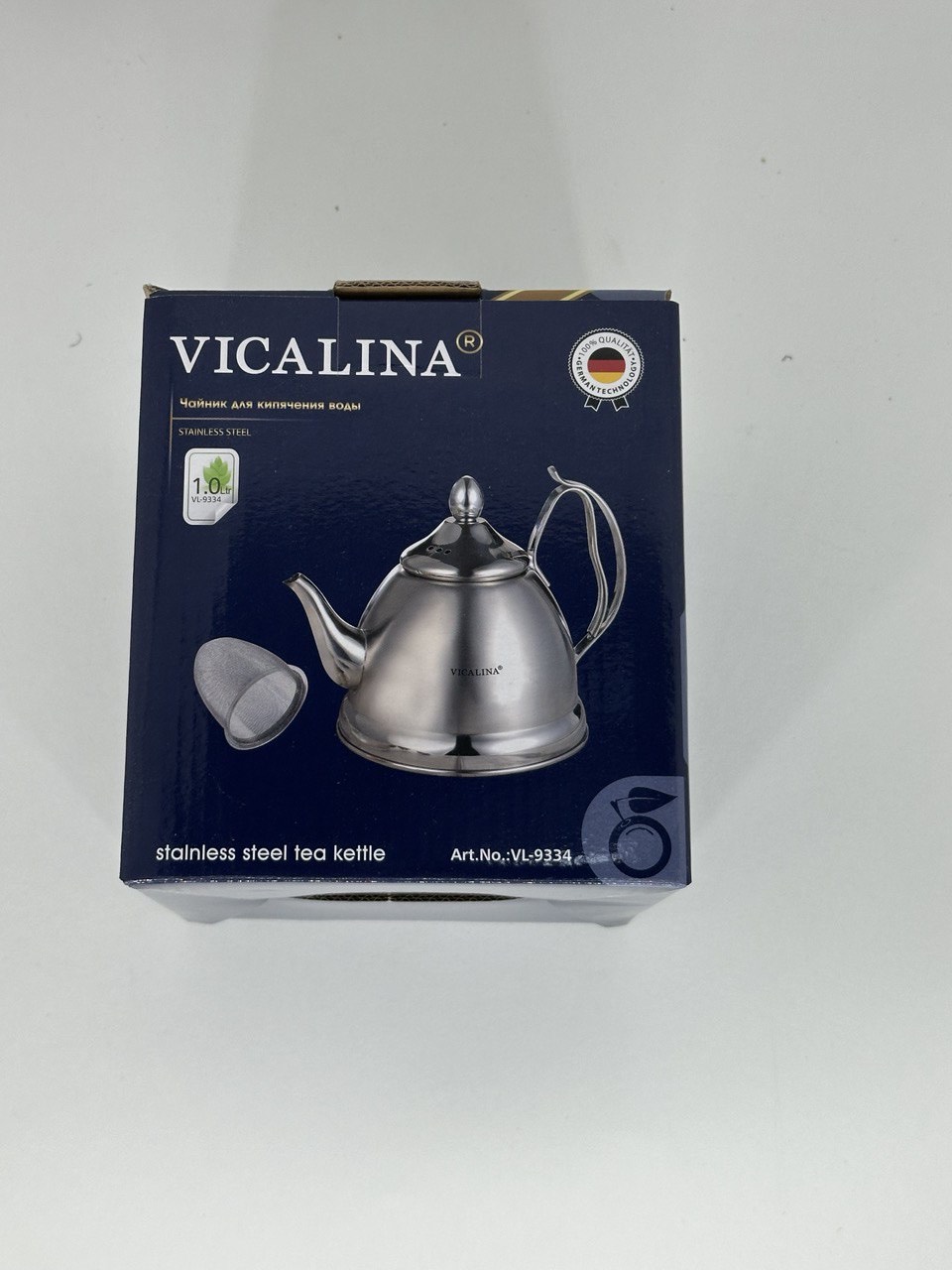 Чайник VICALINA со свистком, 1.0л VL-9334 18шт