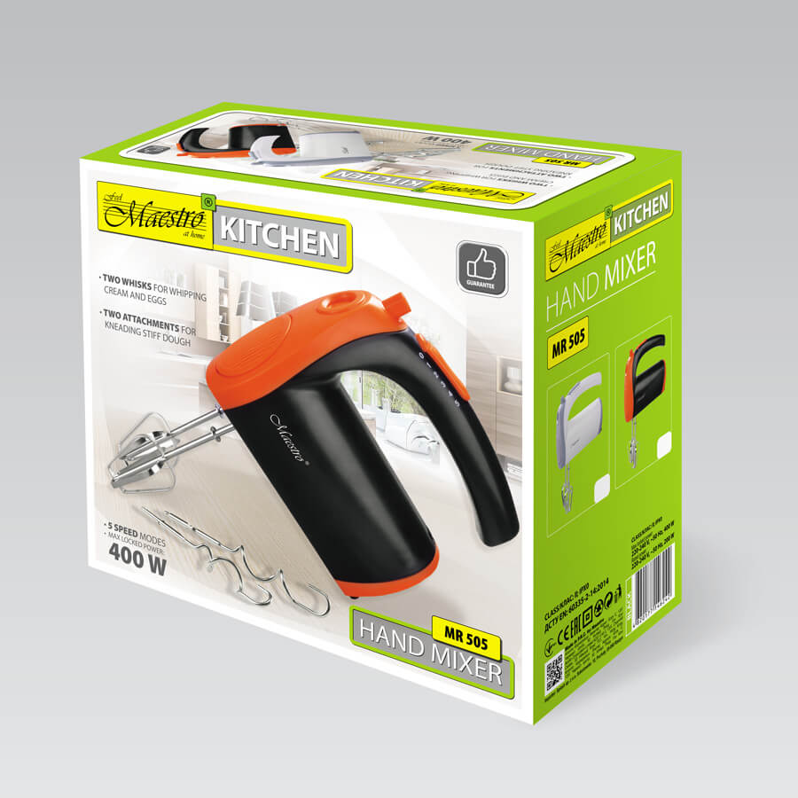 Миксер MAESTRO мощность 400 W, MR-505-BLACK
