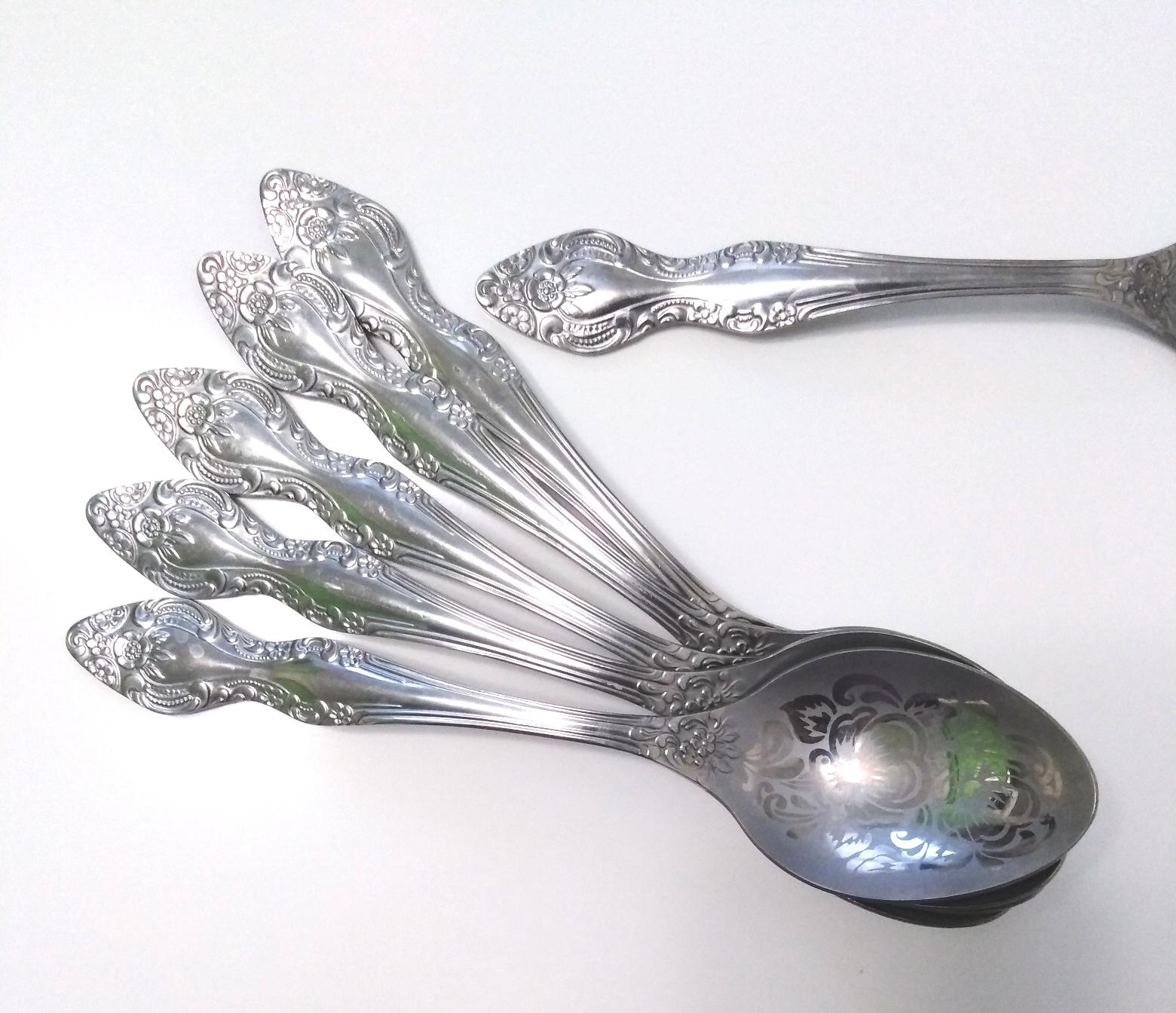Чайная ложка, Павловская с рисунком,