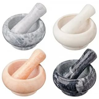 Ступка  VETTA мраморная с пестиком 9x4,5см. - 884-342