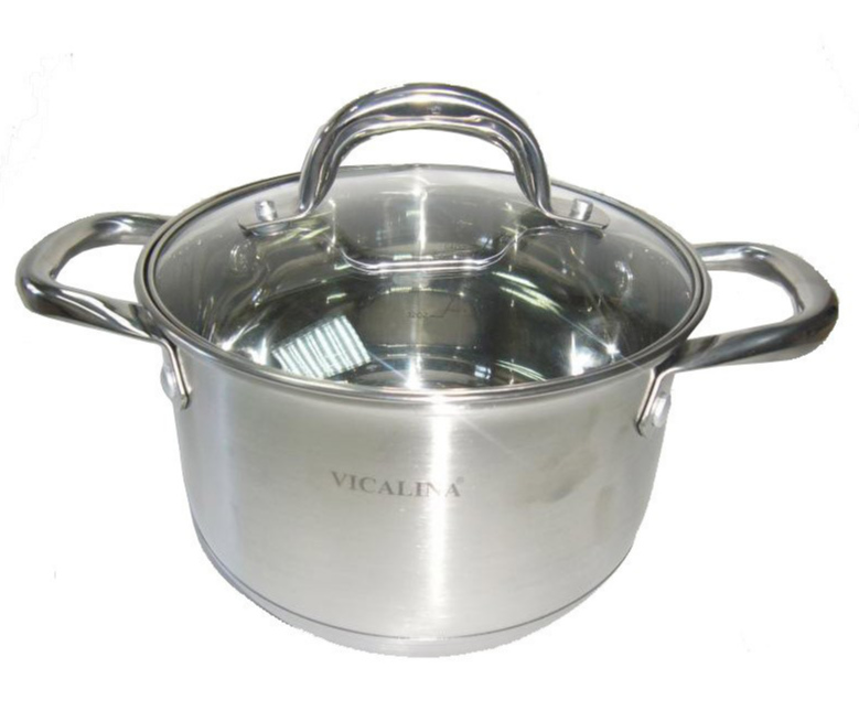 Кастрюля VICALINA из нержавеющей стали -  VL-1072 (6шт)