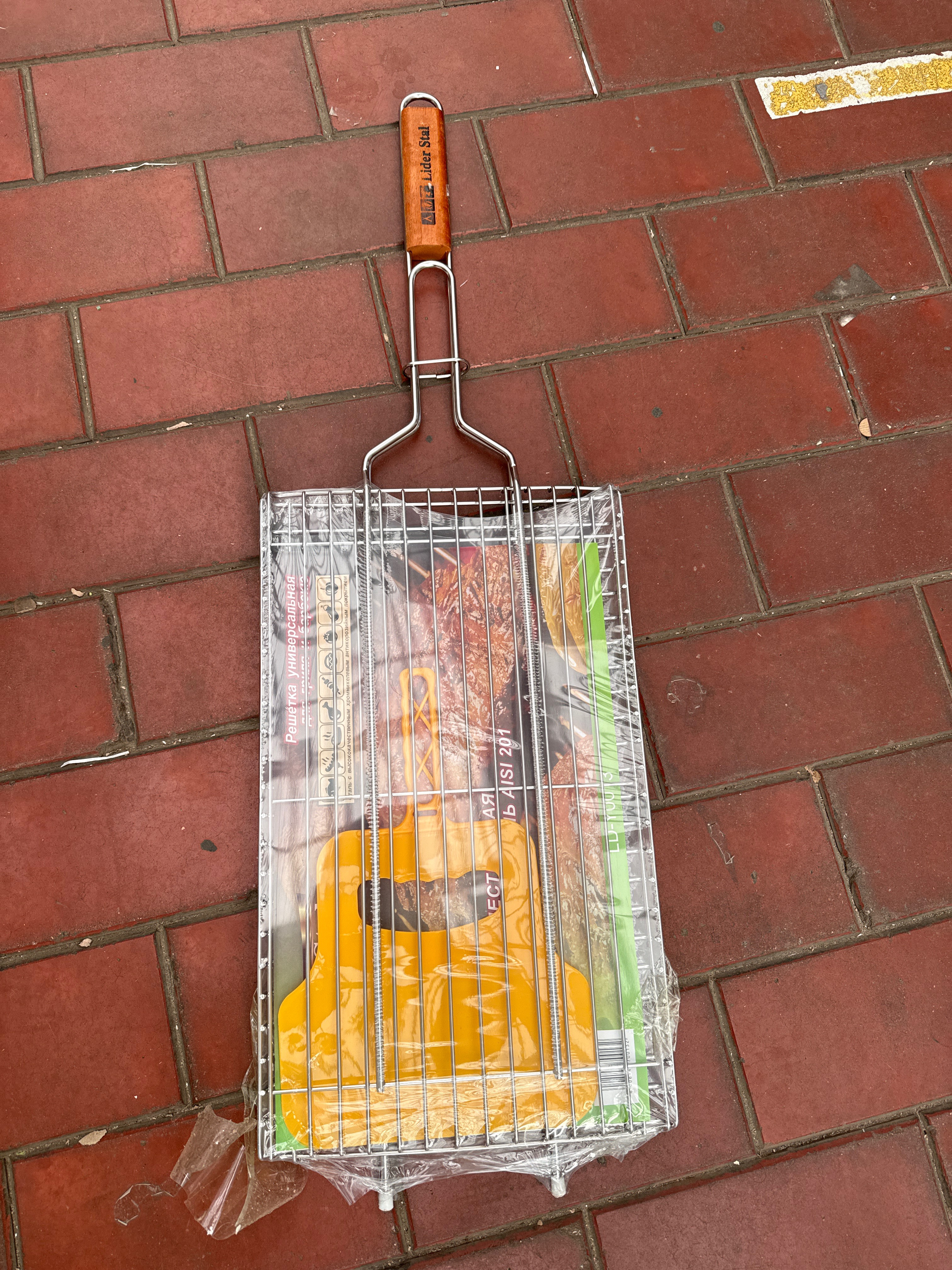 Решетка для стейк барбекю из нержавеющей стали 230X460 Lider Stal мм LD- Y-0013 (10шт)